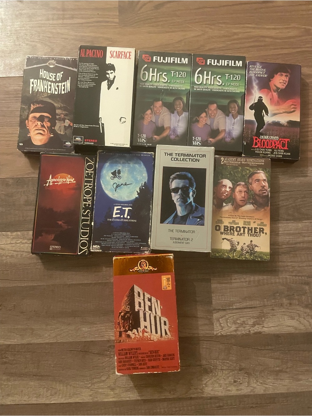 Warner Bros. Mixed Movie VHS Lot - Black, Red, Green, Blue, Brown